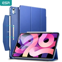 ESR étui pour 2020 iPad 8th 7th Air 4 / 2020 iPad Pro 11 ''12.9 'pouces lumière Simple couverture intelligente avec porte-crayon boîtier