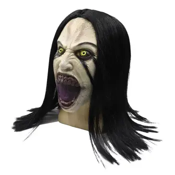 

Festival Party Supplies Halloween Latex Mask Horrifying Mask Latex Mask With Hat For Masquerade Halloween mascaras de hallowen