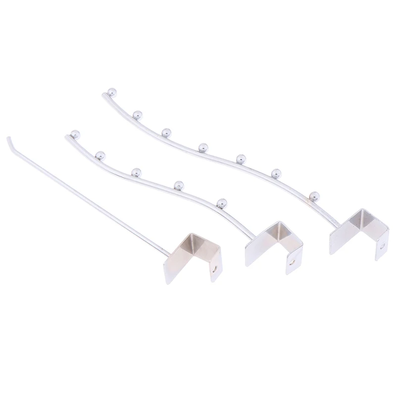 Rack Beads Garment Display Hooks Wall Mount Waved Waterfall Hanger