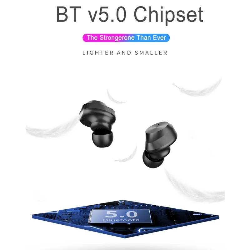 Bluetooth наушники TWS 5,0 Touch Беспроводная истинная стерео Бас система активного шумоподавления спортивные наушники для iPhone xiaomi huawei