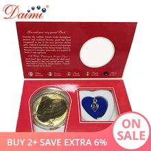 DAIMI deseo cajas collar de perlas Popular regalo jaula soporte Natural Oyster Box DIY joyero regalo de Navidad(China)