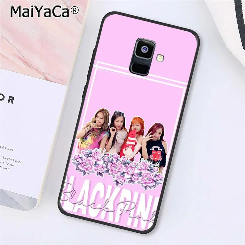 A12 MaiYaCa розовый k-pop BTS kpop чехол для телефона для samsung Galaxy A7 A8 A6 плюс A9 A50 A70 A20 A30 A40 - Цвет: A12