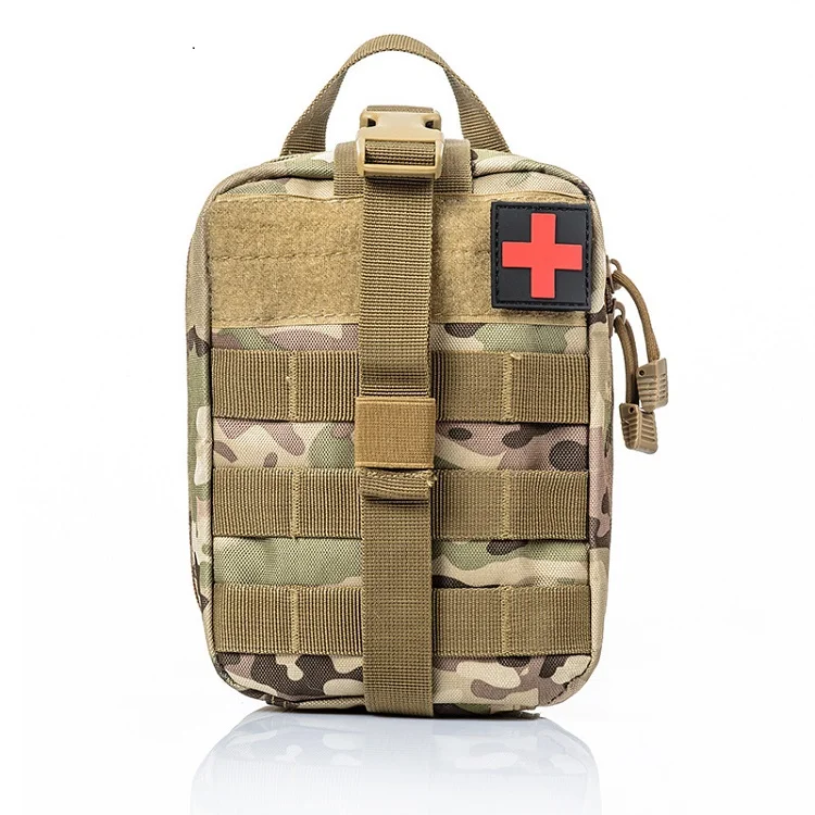 Военная Тактическая Молл Battlefield медицинская сумка спасательный пакет для жилета поясная сумка Тактический медицинский дикий спасательный аварийный комплект - Color: CP camouflage