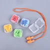 1pc Box-packed Comfort Earplugs Noise Reduction Silicone Soft Ear Plugs PVC With Rope Earplugs Protective For Swimming Sleep ► Photo 2/6