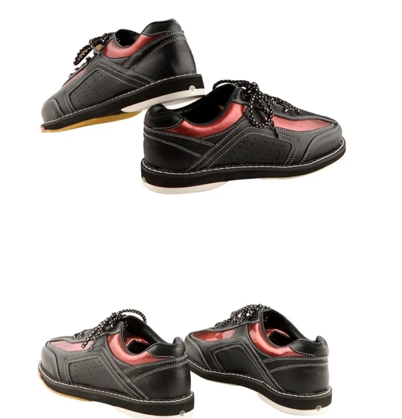 Профессиональная обувь для боулинга мужские мягкие кожаные амортизирующие Кроссовки Женская легкая правая Нескользящая брендовая трекинговая обувь