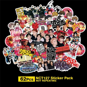 

Kpop NCT127 Blackpink Twice Big Head Cute Stickers, Hand Account Guitar Laptop DIY Production Accessories