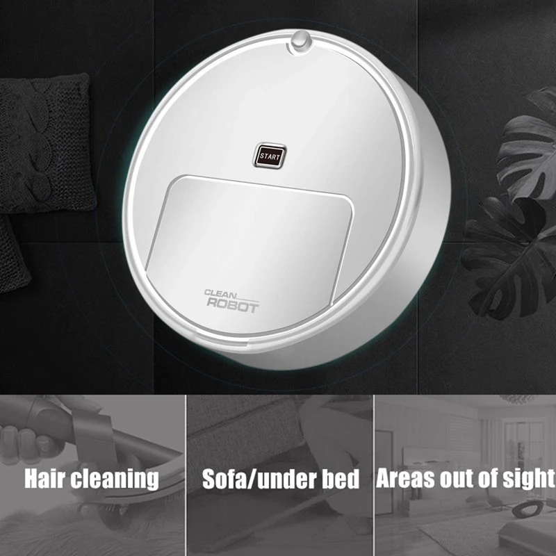 Робот-пылесос домашний автоматический умный подметальный робот для уборки пола от пыли и грязи, автоматический очиститель волос, машина для уборки дома