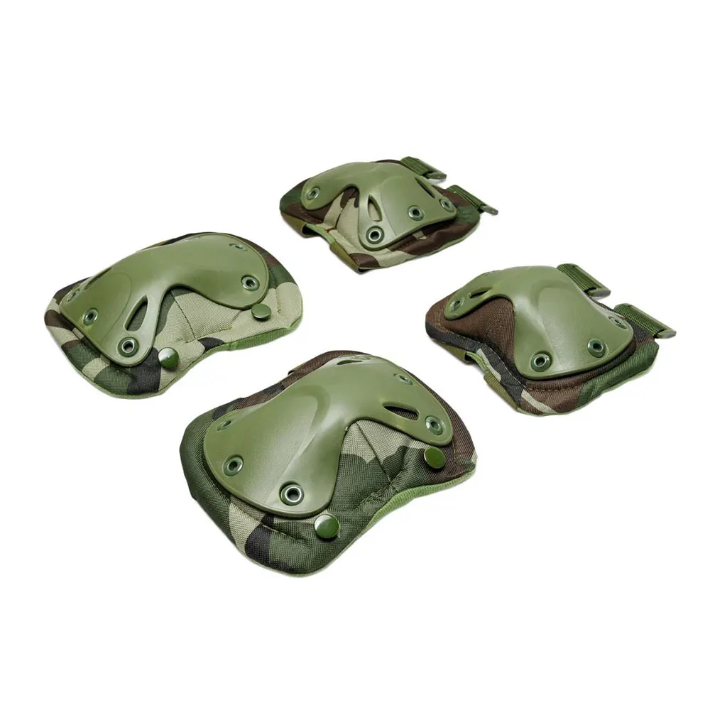 Тактический Бой ElbowPads наколенники Защитная одежда камуфляжной расцветки на открытом воздухе - Цвет: jungle camouflage