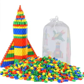 

500 pcs Building Blocks Magnetic Building Blocks Bullet Kids Children Stitching Building Blocks Christmas Gift for Boys & Girls
