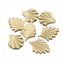 10Pcs Raw Brass Branch Leaf Charms Pendentifs pour bijoux boucle d'oreille Making