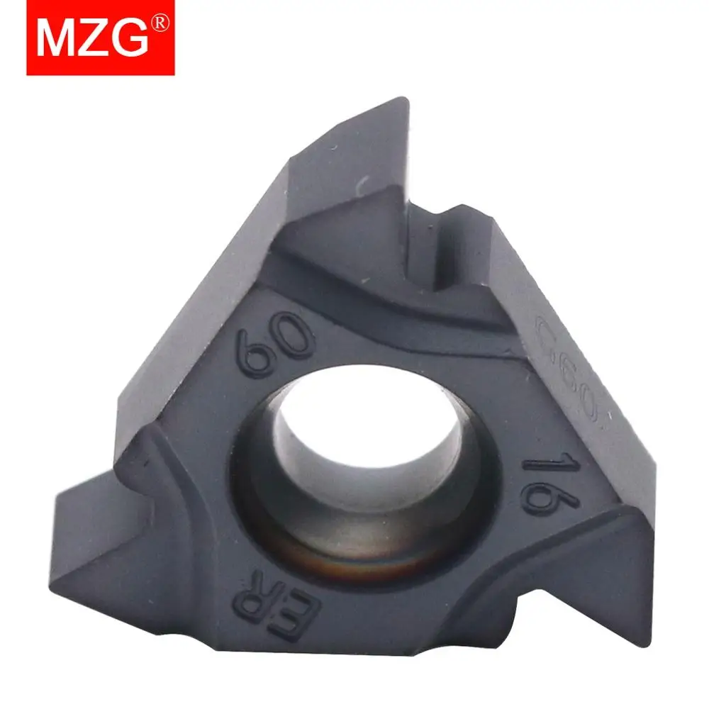 : 16ER AG60 ZP10 16ER A60 ZP10 Insert Lathe Threading Tool Turning Threading Toolholder CNC External Stainless Steel General Machining Carbide Thread Inserts Insert Width mm : 16ER AG60 ZP10 16ER A60 ZP10 Insert Lathe Threading Tool Turning Threading Toolholder CNC External Stainless Steel General Machining Carbide Thread Inserts Insert Width mm