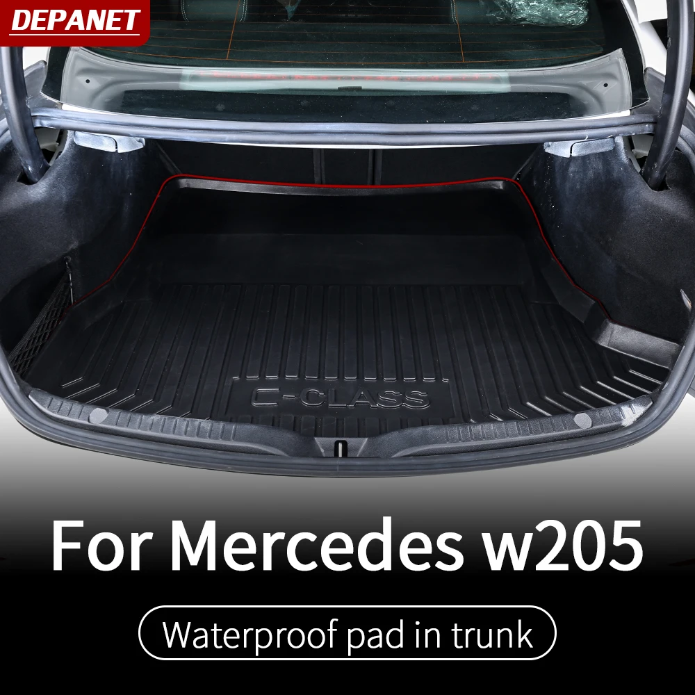 For Mercedes W205 Amg Coupe Trunk Mat Tpe C63 Mercedes C Class Accessories W205 Mercedes Amg Coupe Sound Heat Insulation Cotton Aliexpress