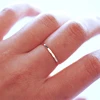 14K Gold Filled Knuckle Rings Boho Jewelry Anillos Mujer Bague Femme Minimalism Anelli Donna Aneis Hammered Ring For Women