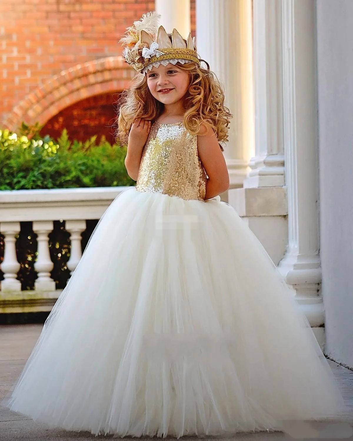 

Flower Girls Dresses for Wedding Kids Pageant Gown First Holy Communion Dresses for Little Baby Party Prom Wear