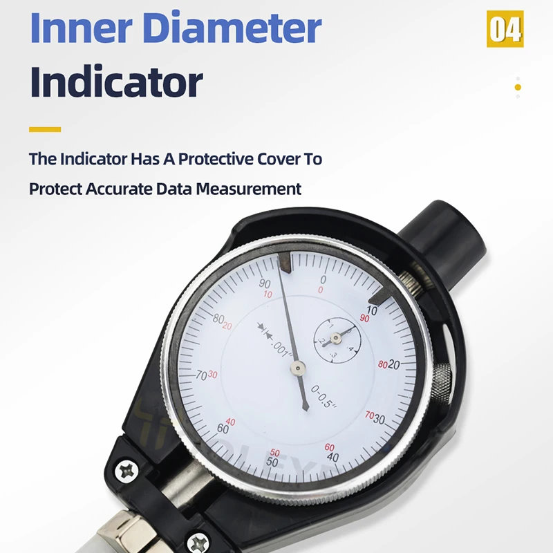 Bore Dial Bore Gauge Dial Indicator Inner Diameter Gauge Measuring Rod Probe Micrometer Measuring Tool 15-35-50-160mm dial indicator gauge dial indicator