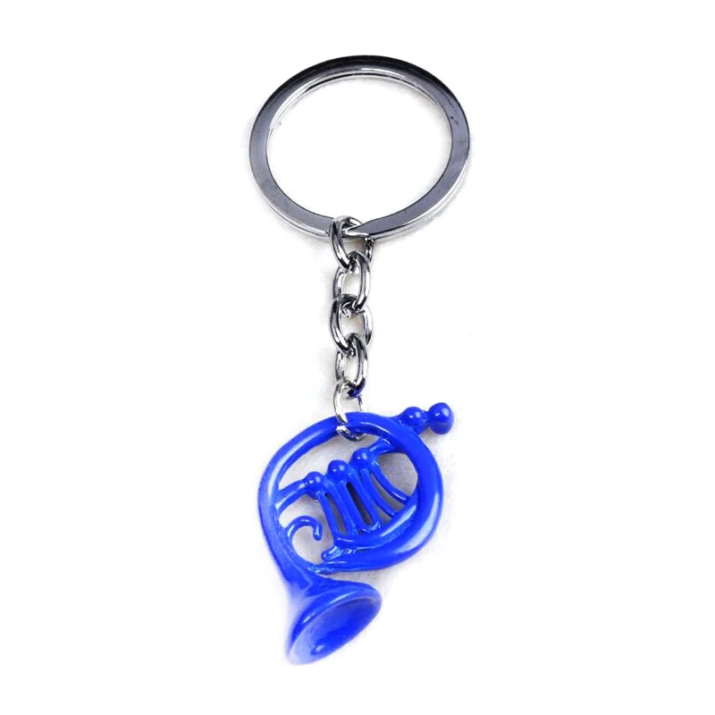 

How I Met Your Mother Keychain The Blue French Horn Alice in wonderland Keyring Jewelry Gift