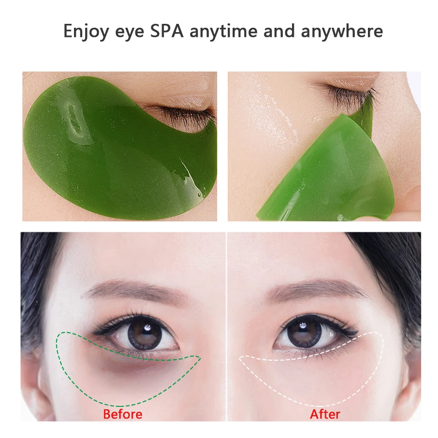 120pcs/2box Collagen Eye Mask Anti Aging Fine Lines Dark Circles Removal Gel Eye Patch Moisturizer Eye Gel Mask for Face Care