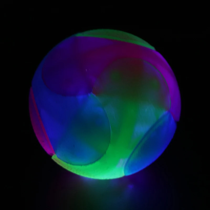 To Away From Bored Durable Flashing Molar Interactive BallBite Resistant Glowing Elastic Ball Pet Rubber Chew Toy For Cats Dogs | Дом и сад