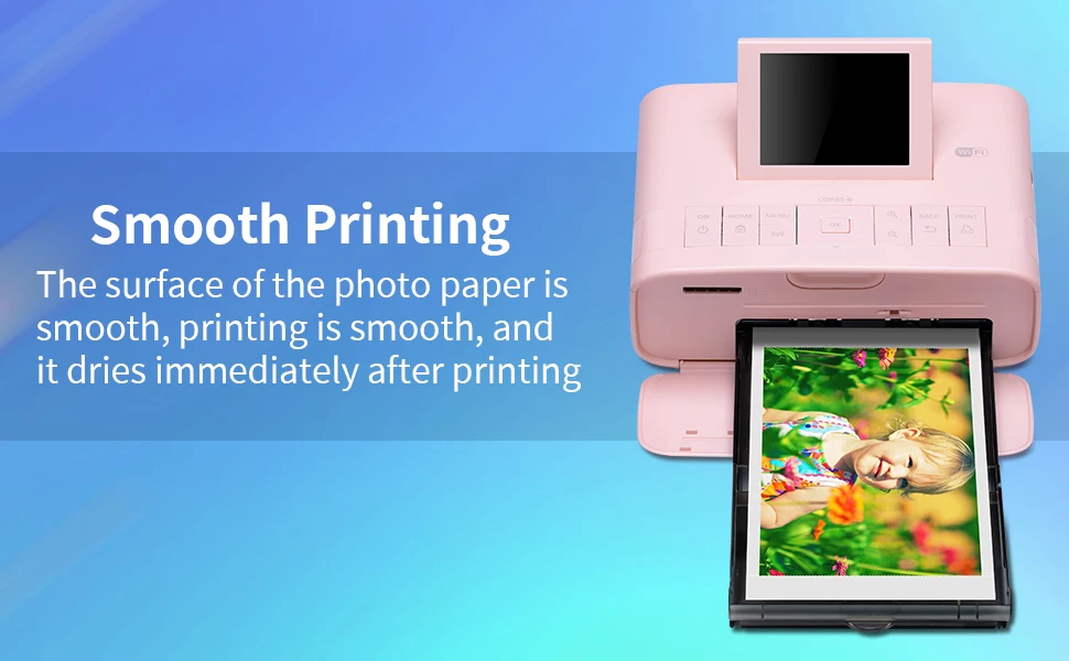 Description Picture 4 of itemInk Cartridge and Photo Paper Compatible for Photo Printer Iconic Brand Selphy CP1300 CP1200 KP-108IN 36IN 4"x6" Laminated Glossy Paper