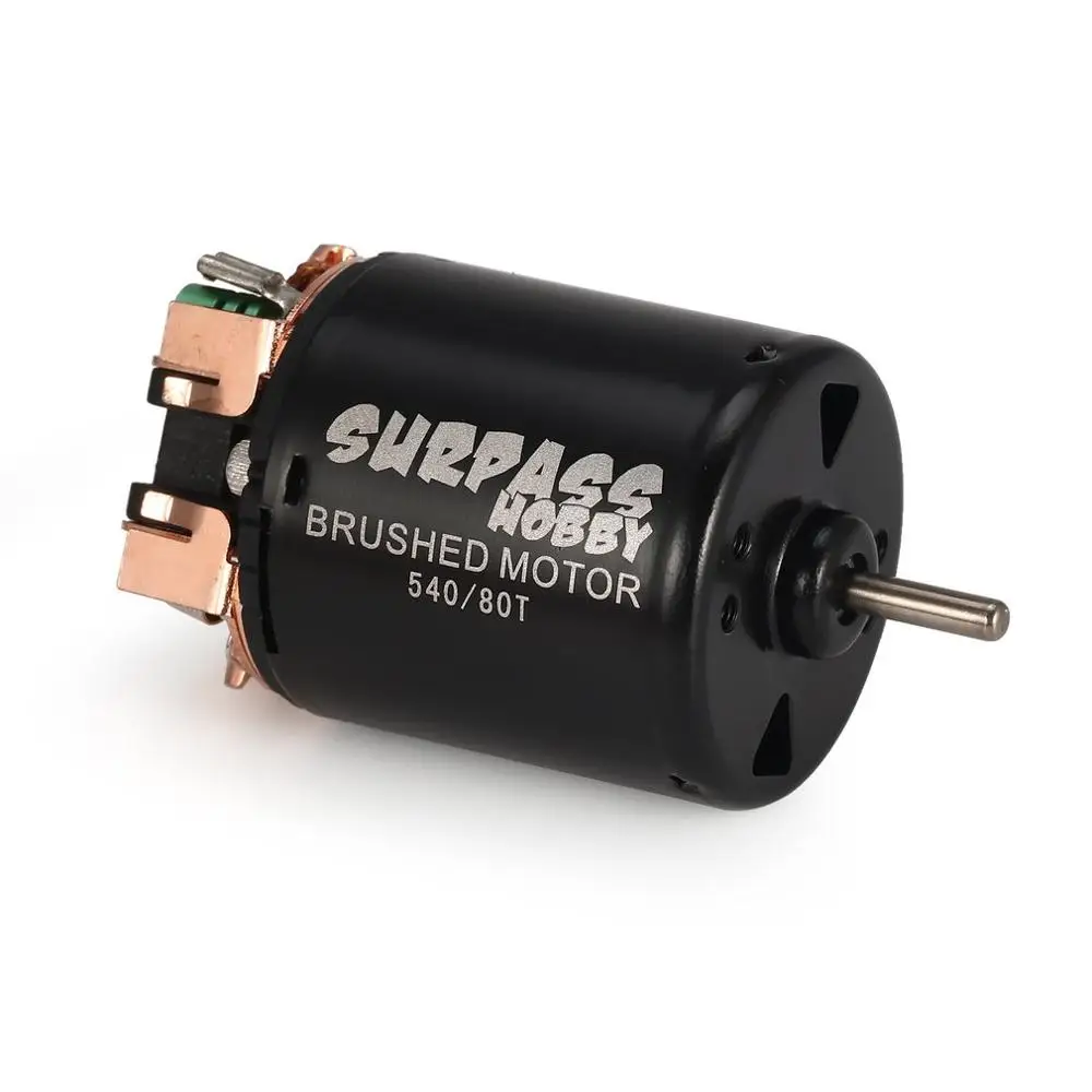Gros plan sur les bobines du moteur RC 540 23T 21T 17T 13T 80T