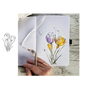 

JC Clear Rubber Stamps Decoration Sketch Flowers Silicone for Scrapbooking Handmade Paper Greeting Card Make Sheet Model Craft