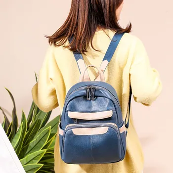 

OCARDIAN backpack Fashion Women High Quality Leather Backpacks for Teenage Girls Female School Shoulder Bag Bagpack mochila O7