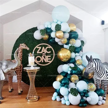 

Latex Balloon Green Balloons Woodland Animal Jungle Balon Safari Party Balloons Jungle Animal Birthday Party Decor Kids Balon