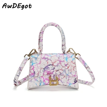 

Colorful Graffiti Letter B Top Handle Crossbody Bags for Women 2020 Mini Small Luxury Handbags Women Bags Designer Dropshipping