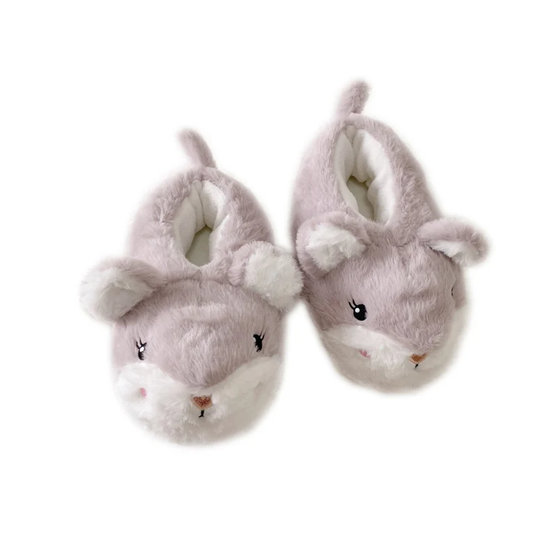 

Ladies indoor cotton slippers Ladies autumn and winter non-slip female cartoon home autumn and winter shoes warm slippers