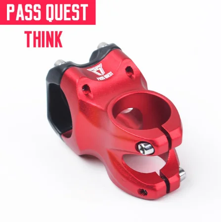 Pass Quest THINK Stem 31,8 мм для горной дороги, для велосипеда, для велосипеда, стебель для велосипеда AM FR DJ ENDURO - Цвет: Red