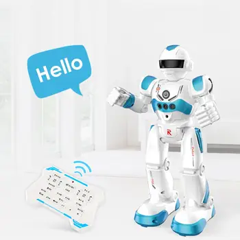 

RC Toy Robot Intelligent Programming Gesture Sensing Speed Adjustment Smart Robot With Sliding And Walking Modes For Kids