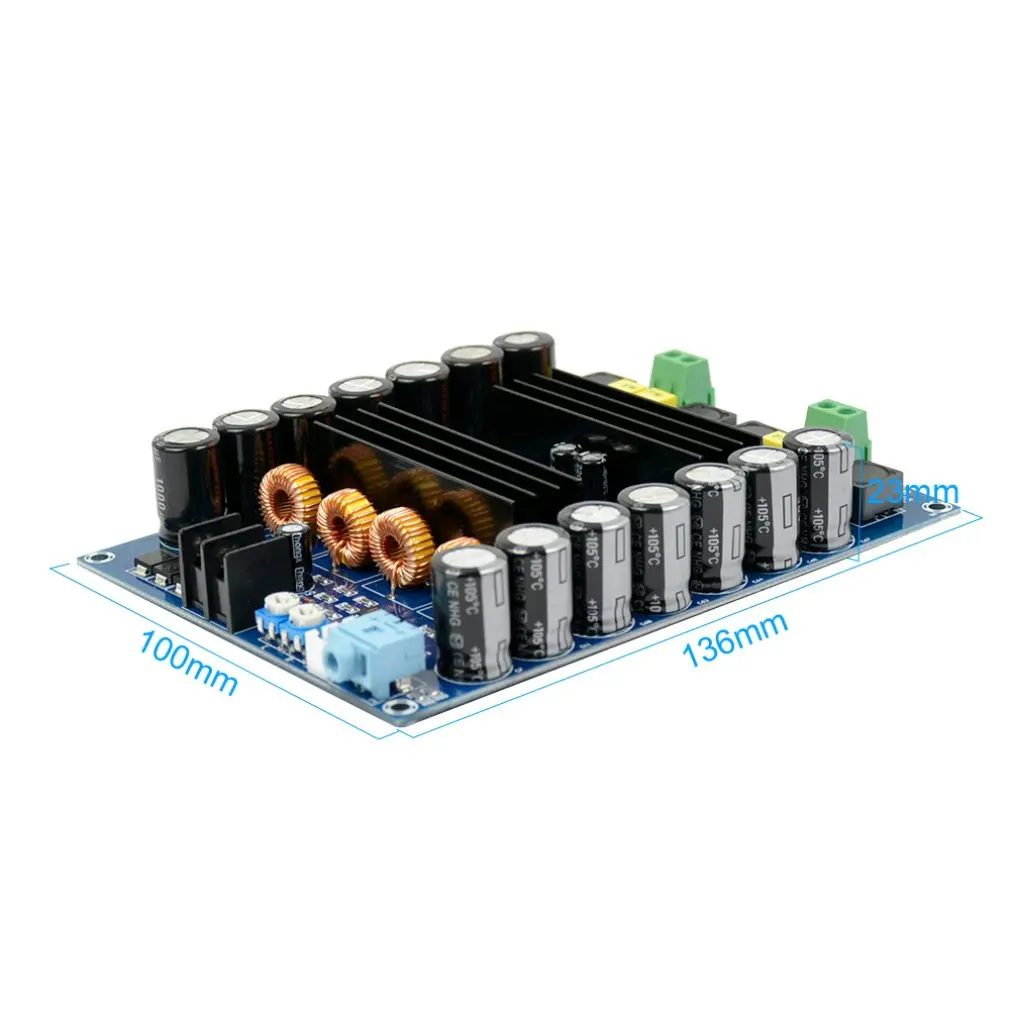 XH-M641 DC12V 24V 150W x 2 Audio Digital Amplifier Board High Power Dual Channels Car Amplifier Board With Boost Board