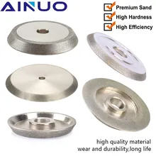 Roue de meulage en diamant, galvanoplastie, meulage circulaire, carbure métallique, tungstène, acier, fraise
