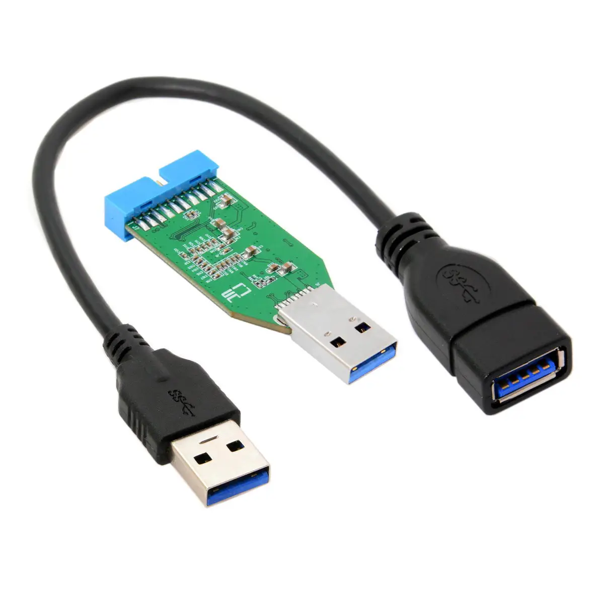 Материнская плата 20pin Header Женский адаптер для OTG USB-C кабель-удлинитель type-C