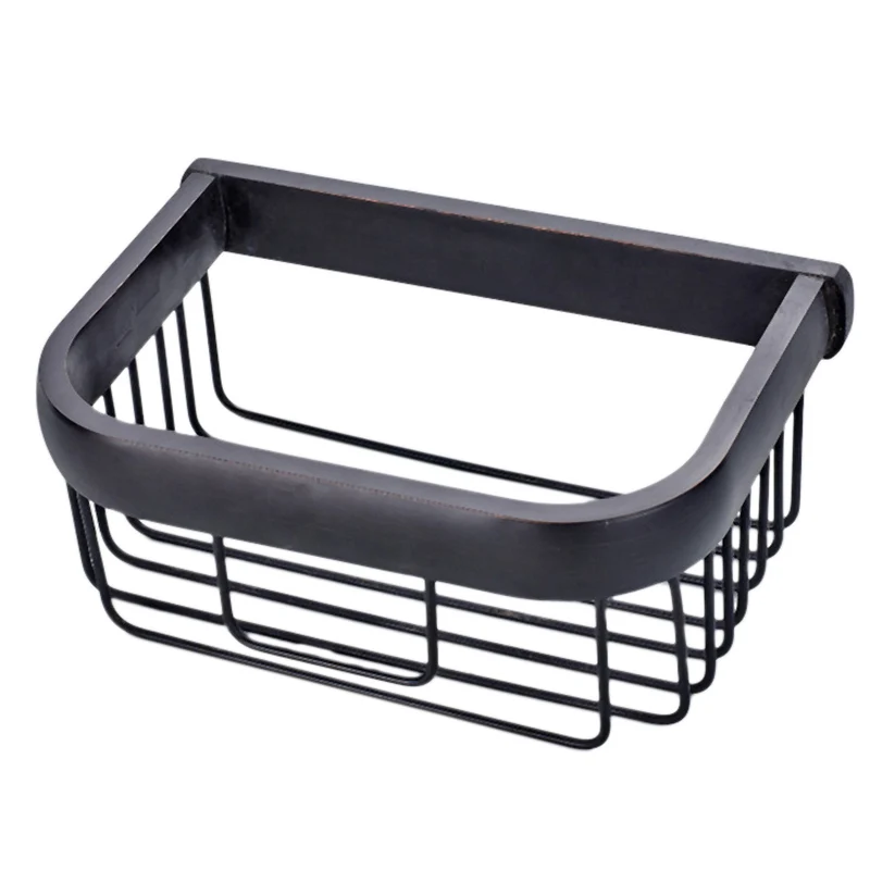 

All Copper Black Ancient Bathroom Paper Towel Holder Toilet Paper Holder Hand Paper Basket Rack