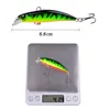 10pc Laser Slow Minnow Fishing Lure Set 4g 7cm Wobblers Crankbaits Isca Artificial Hard Bait Carp Fishing Lures Kit Pesca ► Photo 2/6