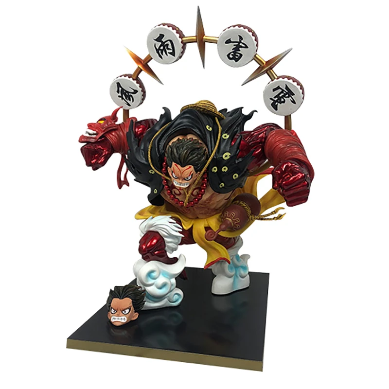 One Piece GK Monkey D Luffy Anime Action Figure Model 35cm PVC Gear Fourth Kabuki Ver.Statue Collection Toy Desktop Decoration | Игрушки и