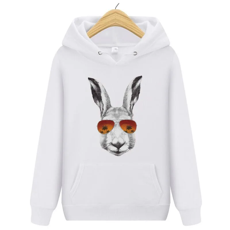 XXXXL толстовка женская осень зима толстовка женская животное, белый медведь толстовки для пар Черные Готические топы Женская одежда