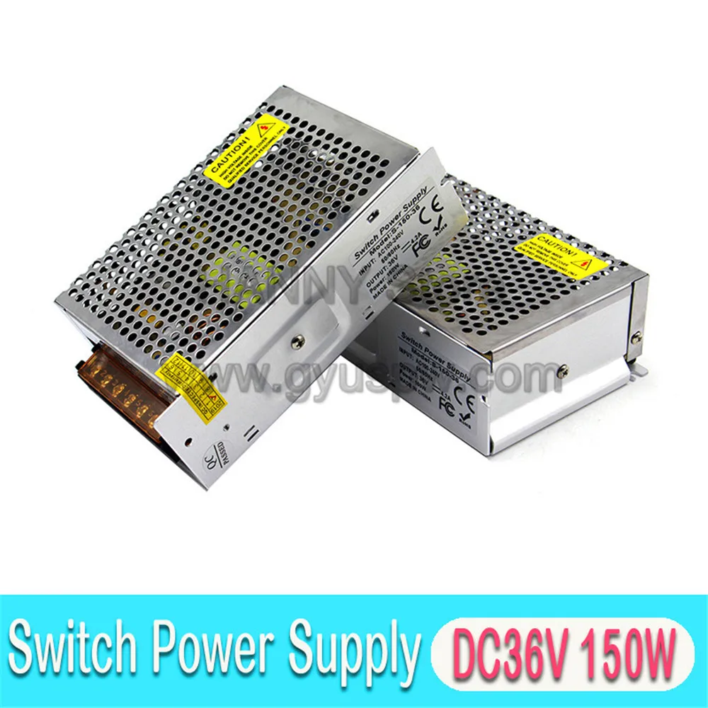 Лучшее качество DC36V 4.2A 150W Драйвер импульсного источника питания AC 100-240V вход в DC 36V SMPS для камеры видеонаблюдения светодиодный светильник