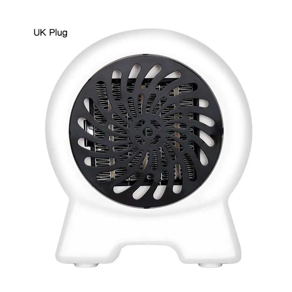 Многофункциональный мини-нагреватель тепловентилятор Штепсель быстрого подключения-в офисе дома небольшой электрический горячий воздух портативный Электрический нагреватель - Название цвета: UK Plug