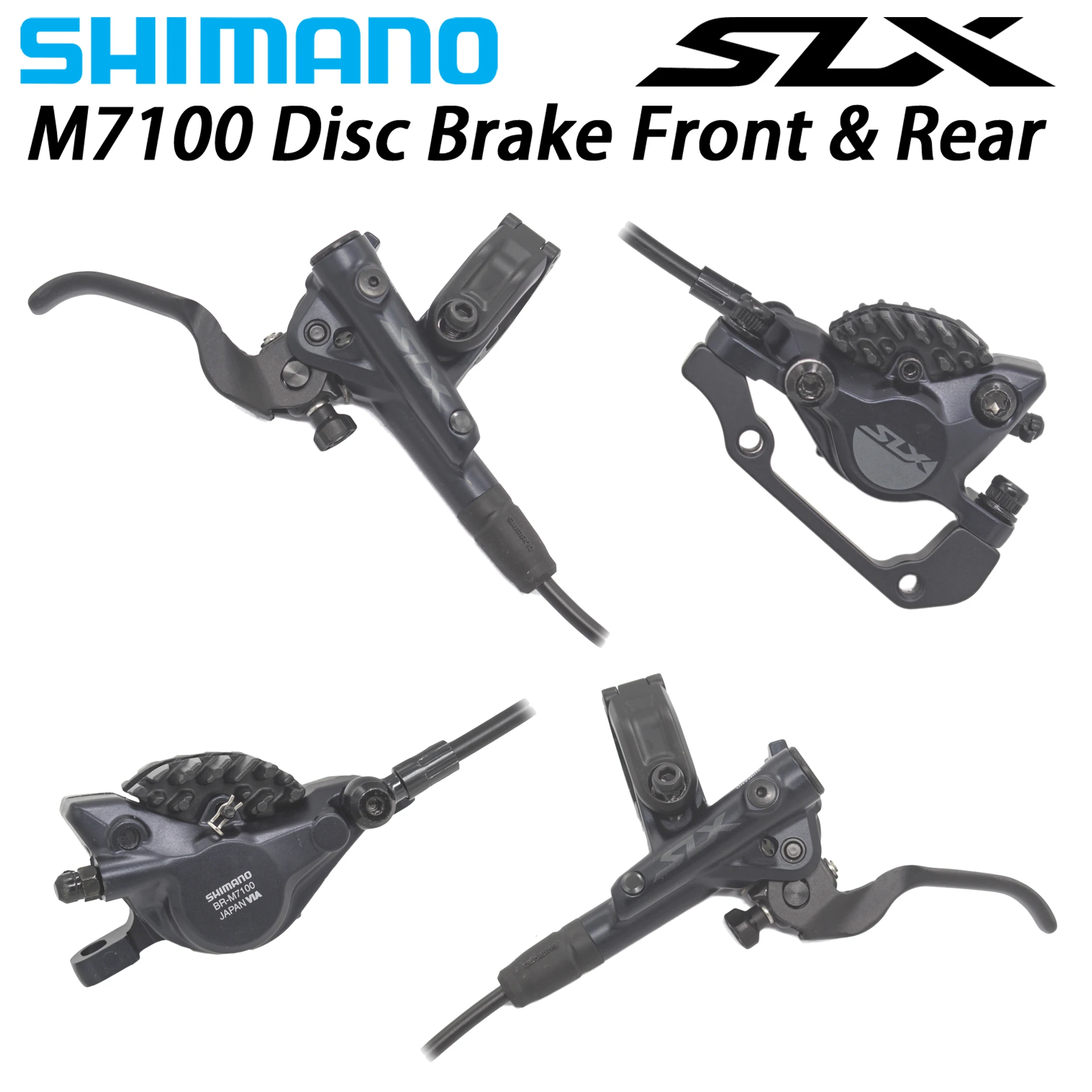 SHIMANO SLX M7100 M7120 тормоза для горных велосипедов Hidraulic Дисковый Тормоз MTB BR BL M7000 800