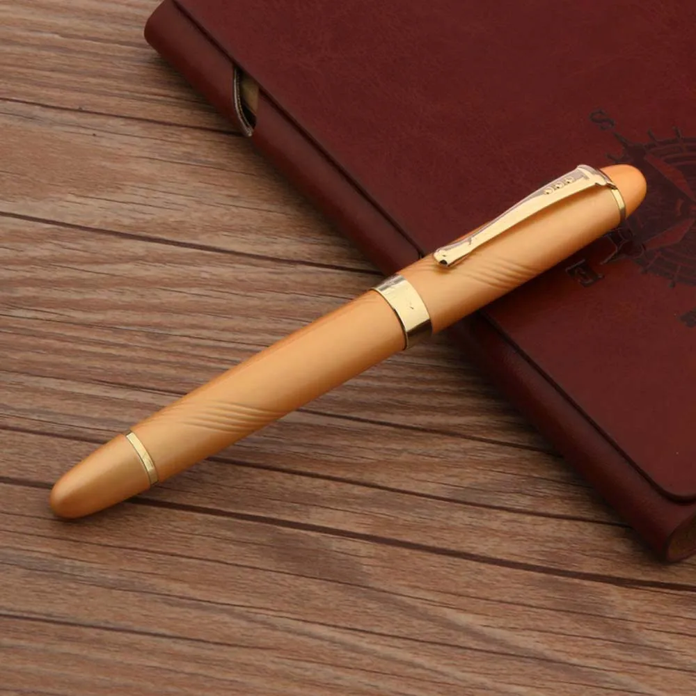 Фирменная Новинка перьевая ручка Jinhao 450 золотой СРЕДНИЙ перо ручек молочного