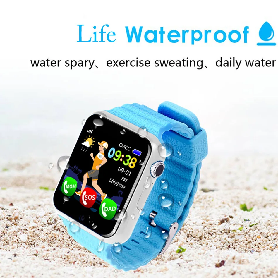 Детские Водонепроницаемые Смарт часы V7K с Wi Fi и камерой SOS|smart watch|waterproof smart watchandroid