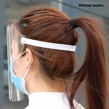 

Anti-fog Mask Face Protection Oil-resistant Plastic Soot-proof Mask Transparent Protective Mask Protect Full Face