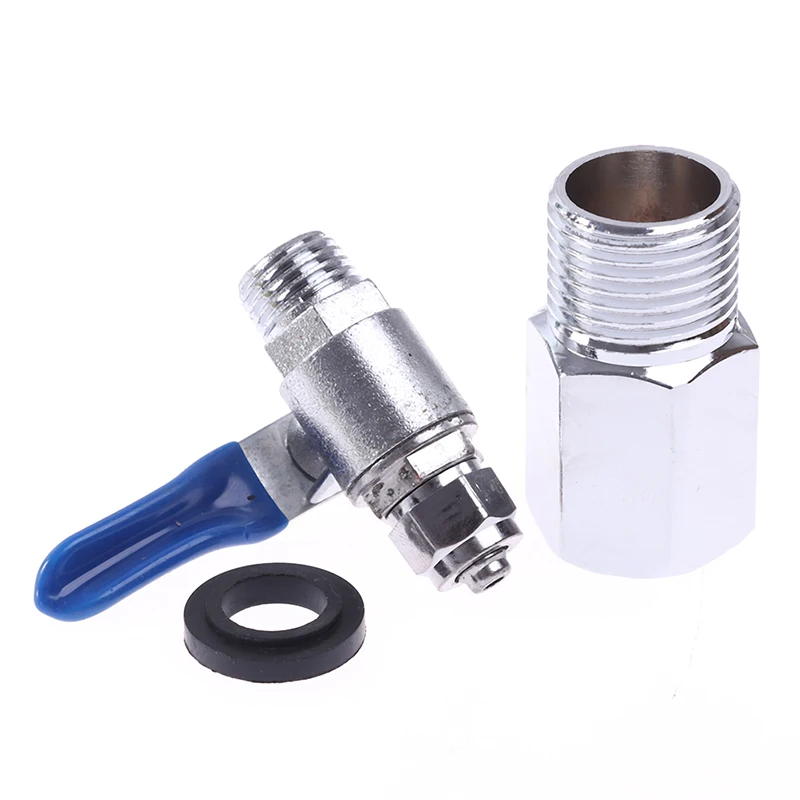 1PC Feed Filter Water Adapter Ball Valve Tap Reverse Osmosis Switch Alloy Durable 1/2" Female to 1/4" Water Filter System