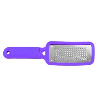 

1PC Stainless Steel Foot Rasp Callus Dead Skin Remover File Durable Exfoliating Pedicure Foot File Foot Care Tools Blue/Purple