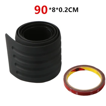 

Universal Car Bumper Rear Trunk Stickers Door Sill Plate Protector Guard Rubber Scuff Trim Mouldings Pad Cover Strip Car Styling