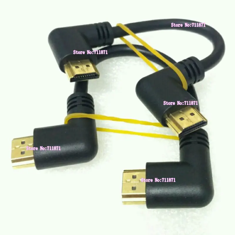 60Hz 4K 2K HDMI 2.0 HDMI Cable Line Double Right Angle Left Left Bend