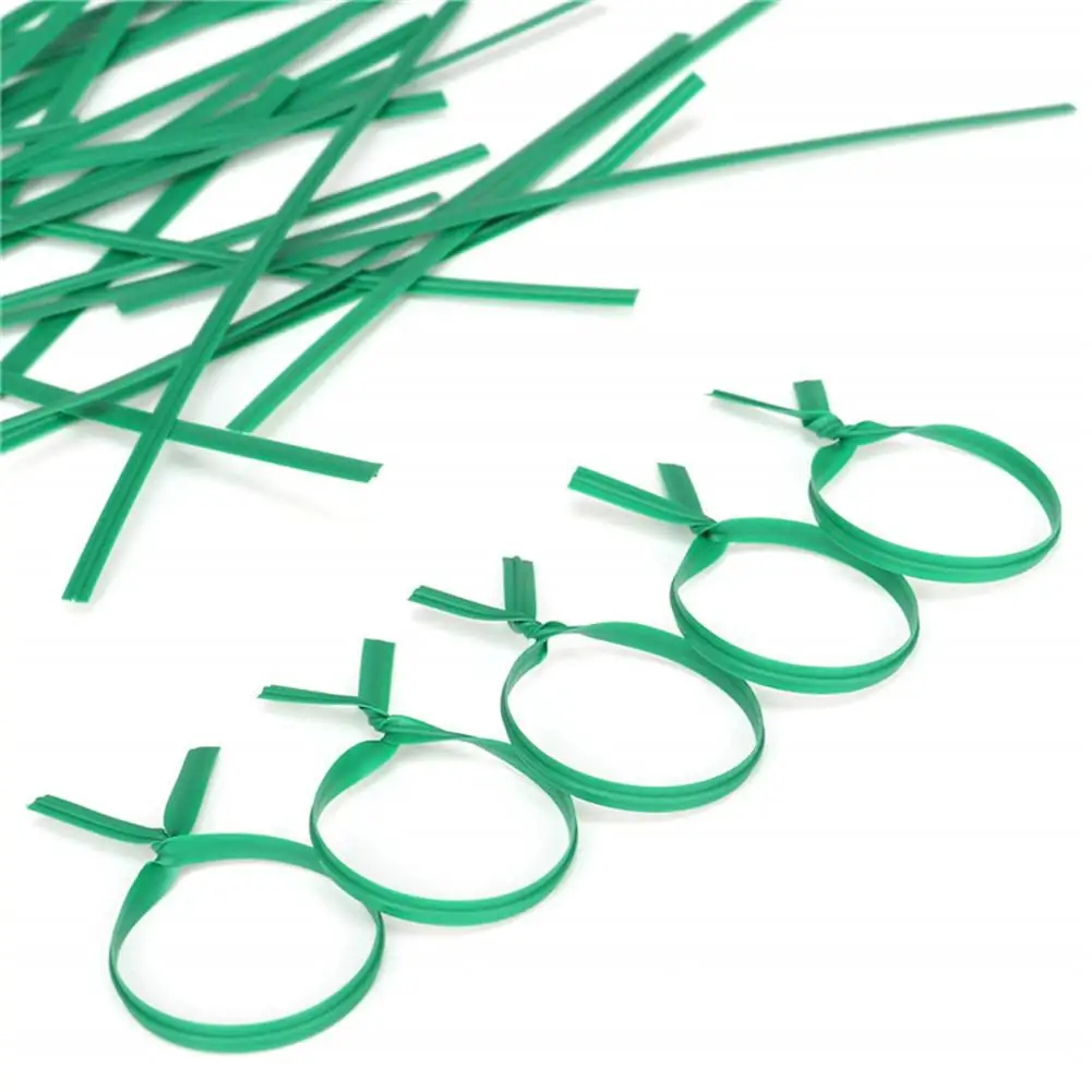200PCS Garden Plant Fixed Buckle Vine Climbing Plants Cable Ties Plants Cucumber Grape Rattan Climbing Support Grafting Twist