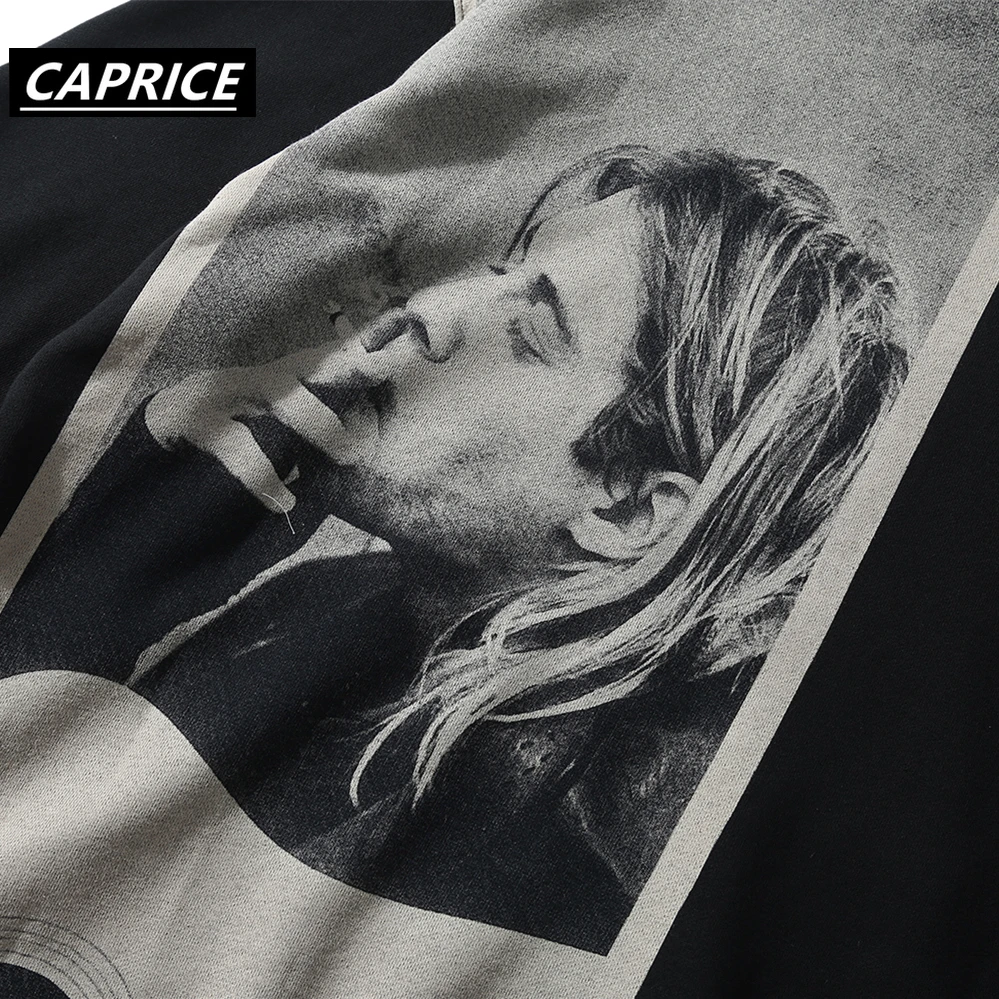 Kurt Cobain толстовки с принтом мужские хип хоп повседневные пуловеры в стиле панк рок